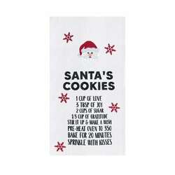Item 231311 SANTAS COOKIE KITCHEN TOWEL