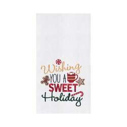 Item 231314 WISHING A SWEET HOLIDAY KITCHEN TOWEL