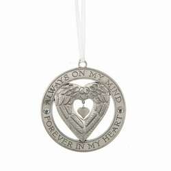 Item 260177 Angel Wing Heart Ornament