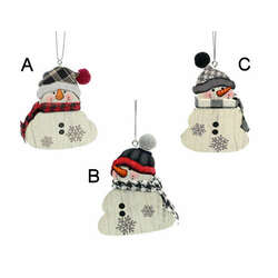 Item 260340 Cozy Snowman Ornament