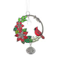 Item 260366 Cardinals Apper When Angels Are Near Ornament