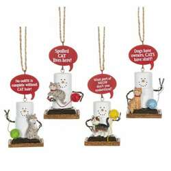 Item 260708 thumbnail S'mores Cat Talk Ornament