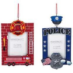 Item 261122 thumbnail Fire/Police Frame Ornament