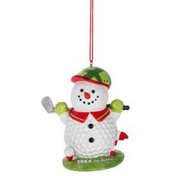 Item 261133 thumbnail Golf Ball Snowman Ornament