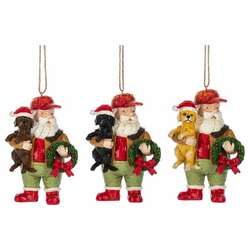 Item 261177 thumbnail Santa With Pup Ornament