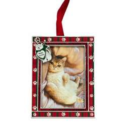 Item 261180 thumbnail Meowy Cat Frame Ornament