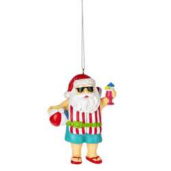 Thumbnail Santa Beach Ornament