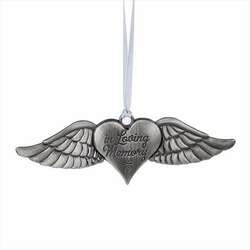 Item 261603 Loving Memory Angel Wing Ornament