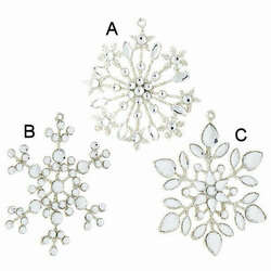 Item 281116 Jeweled Snowflake Ornament
