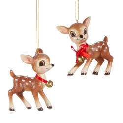 Item 281327 Cutesy Deer With Bell Ornament