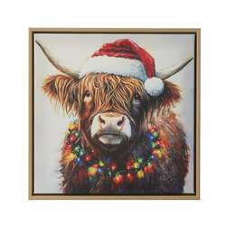 Item 281839 thumbnail Highland Cow Christmas Wall Art