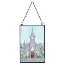 Item 281930 Winters Grace Rectangle Ornament