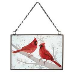 Item 281937 thumbnail Stained Glass Cardinal Ornament