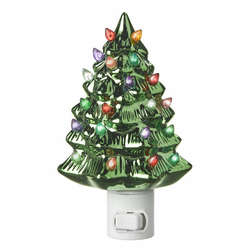Item 282206 thumbnail Vintage Metallic Tree Night Light