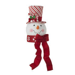 Item 282321 thumbnail Snowman Head Tree Topper