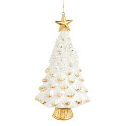 Item 282515 thumbnail White Jeweled Tree Ornament