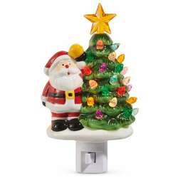 Item 282518 thumbnail Santa With Tree Nightlight