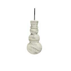 Item 291028 Sheet Music Snowman Ornament