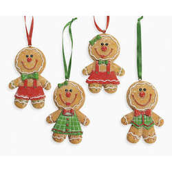 Item 291033 Big Head Gingerbread Ornament