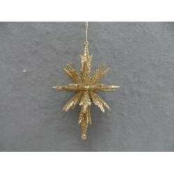 Item 302405 thumbnail Champagne Gold 3d Spikedl Ornament