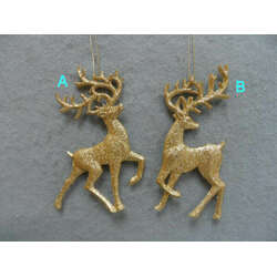 Item 303129 Gold Deer Ornament