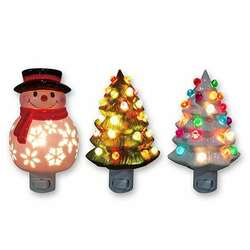 Item 322051 thumbnail Snowman/Christmas Tree Nightlight