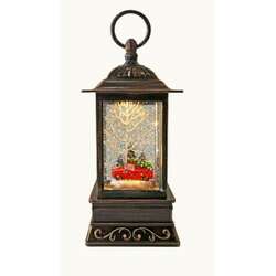 Item 322133 thumbnail Lighted Red Pickup Truck Glitter Water Lantern