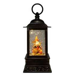 Item 322334 thumbnail Gnome Riding Turkey Glitter Lantern