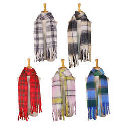 Item 322597 thumbnail Ivy Haven Brushed Plaid Scarf