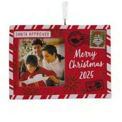 Item 333024 Holiday Postcard 2025 Photo Frame Ornament