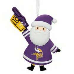 Item 333098 thumbnail NFL Santa Minnesota Vikings Ornament