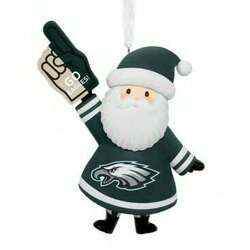 Item 333112 thumbnail NFL Santa Philadelphia Eagles Ornament