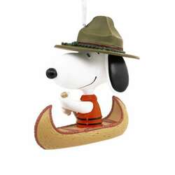 Item 333554 thumbnail Camp Snoopy In Canoe Ornament