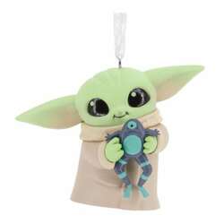 Item 333881 thumbnail Mandalorian Grogu With Frog Ornament