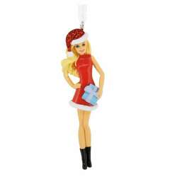 Item 333886 thumbnail Santa Barbie Ornament