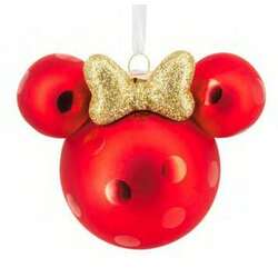 Item 333958 thumbnail Minnie Mouse Ears Glass Ornament