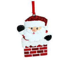 Item 338001 Santa Ornament