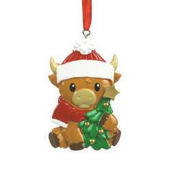 Item 338800 thumbnail Highland Cow Personalization Ornament