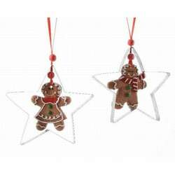 Item 360089 Gingerbread Star Ornament