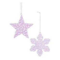 Item 360179 Iridescent Star/Snowflake Ornament