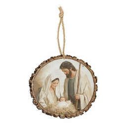 Item 364009 thumbnail Holy Family Barky Ornament