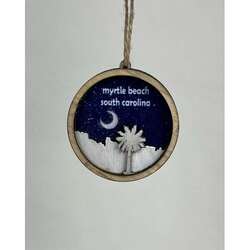 Thumbnail 4 Layer Myrtle Beach Flag Ornament