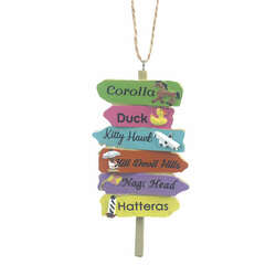 Item 396281 thumbnail OBX Directional Sign Ornament