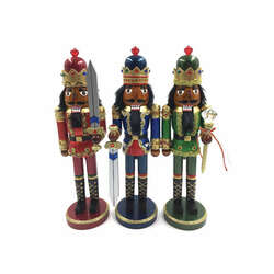Item 401037 Black Bewjeweled King Nutcracker