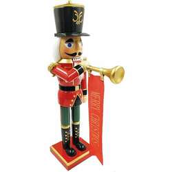 Item 401110 Bugling Merry Christmas Nutcracker