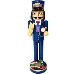 Item 401289 thumbnail North Pole Conductor Nutcracker