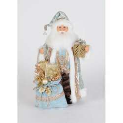 Item 403014 thumbnail Lighted Blue Elegance Santa