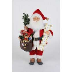 Item 403081 thumbnail LED Vintage Toy Bag Santa Figure