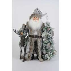 Item 403083 thumbnail Snow Covered Wilderness Santa Figure