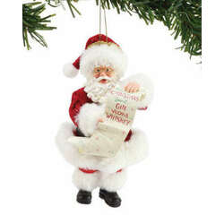 Item 410217 Gin Vodka Whiskey Ornament